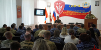 Торжественное мероприятие прошло в ОМОН «Оплот» в честь 105-летия Центрального округа войск национальной гвардии - Росгвардия