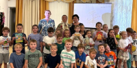 Сотрудники библиотеки нового поколения им. Е.И. Носова организовали фольклорное мероприятие «В хороводе народных традиций» для воспитанников детского сада № 9 Курска. - Город Курск