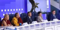 Владислав Ховалыг рассказал о подготовке к Международному буддийскому форуму в Пресс-центре ТАСС - Правительство Республики Тыва