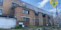 Пожар в локомотивном депо Челябинска - 31TV.RU