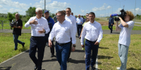 В Магнитогорске губернатор оценил новый перекрёсток - Вечерний Магнитогорск