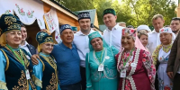 Виталий Хоценко и Рустам Минниханов торжественно открыли XXVI Федеральный Сабантуй в Омске - 12 канал
