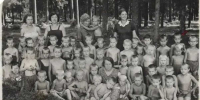 Учащиеся школы № 182 в эвакуации. Кировская область, 1941 год. - Новгородские Ведомости