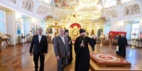 Беглов и Филимонов посетили Воскресенский собор в Вологде - Spbdnevnik.ru