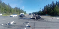 Полиция возбудила уголовное дело после ДТП на трассе Петербург – Псков, водитель задержан - tvspb.ru - ТК Санкт-Петербург