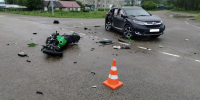 В результате ДТП водитель мотоцикла получил травмы, от которых впоследствии скончался в больнице. - Kolyma.Ru