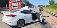 В Петушинском округе на трассе М-7 «Газель» сгорела после ДТП с легковой машиной - Комсомольская правда