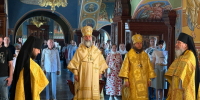 19.07.2026 г. Митрополит Иосиф и епископ Серафим совершили Божественную литургию в Успенском кафедральном соборе, изображение №1 - Ивановская митрополия