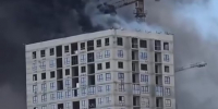 В Новороссийске сегодня тушили пожар на строящейся многоэтажке - Газета Новороссийский рабочий