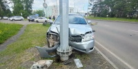 37-летний мотоциклист попал в больницу, столкнувшись с попутным автомобилем в Братске - Братская Студия Телевидения