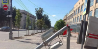 В Курске демонтировали светофор после ДТП - Курская правда