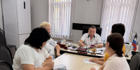 В ГБУ «Ветуправление Усть-Лабинского района» проведено рабоче совещание - Департамент ветеринарии
