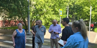 В субботу 18 июля прошел запланированный обход территории района - Район Сокольники