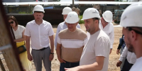 На объекте - Министерство строительства