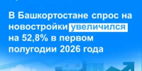 В Башкортостане спрос на новостройки увеличился на 52,8% в первом полугодии 2026 года - Чишминский район