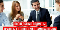 Заключение договоров с самозанятыми в целях подмены трудовых отношений несет серьезные риски для работодателя. - Богородский муниципальный округ