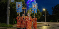 В Ижевске состоялся традиционный крестный ход, посвященный памяти святых Царственных страстотерпцев - Ижевская и Удмуртская епархия