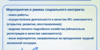 Государственная социальная помощь на основании социального контракта! - Всеволожский район