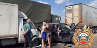 Дым от горящего поля спровоцировал массовое ДТП на трассе «Новороссия» под Ростовом - Югополис