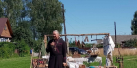 Иерей Роман Филиппов принял участие в праздновании Дня села Колычёво - Касимовская епархия