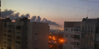 Мощный пожар вспыхнул в промышленной зоне Липецка - Gorod48.ru