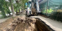 На улице Сергея Лазо в Томске по нацпроекту ремонтируют водопровод - NIATomsk.Ru