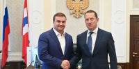 Виталий Хоценко встретился с гендиректором Объединенной двигателестроительной корпорации Александром Грачевым - ИА Омскрегион
