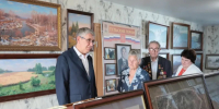 Губернатор навестил 88-летнего легендарного тульского гравёра Ивана Щербино - Молодой коммунар