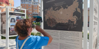 Уличную выставку "Скрепляющая Россию. Станция Тюмень" посвятили железным дорогам - ИА Тюменская линия