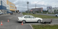 В Череповце иномарка сбила электровелосипед с двумя детьми - Вологда-поиск