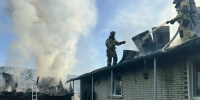 Появились фото пожара на улице Орджоникидзе в Кузнецке - Пензенская Правда