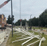 В Людиново монтируют большие качели на площади - Калужский перекрёсток