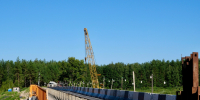 В Клепиковском округе Рязанской области продолжается капремонт моста через реку Пра - Дирекция дорог Рязанской области