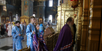 Божественная Литургия в Спасо-Преображенском соборе - Губкинская епархия