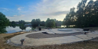 В Белоусово продолжается благоустройство городского парка - Телерадиокомпания Ника