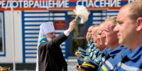 Митрополит Тверской Амвросий принял участие в торжественном открытии новых зданий Центра государственной инспекции по маломерным судам в Осташкове - Тверская епархия