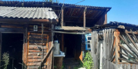 Место пожара. Фото пресс-службы ГУ МЧС по Иркутской области - Irk.Ru