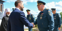 Виталий Королев и министр Александр Куренков открыли пункты ГИМС в Верхневожье - Газета Вся Тверь