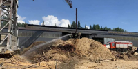 Тушение пожара в Лесосибирске - Газета Красноярский рабочий