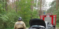 На трассе под Орлом на ходу загорелся автомобиль - OrelTimes.Ru