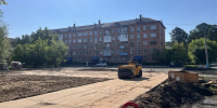 Каждый день в Бору идут работы на месте будущего сквера - Газета Советское Причулымье