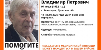 В Ясногорске ищут 94-летнего пенсионера, который ушел в лес и не вернулся - ИА Тульская служба новостей