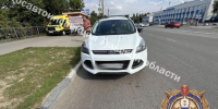 На Демидовской плотине в Туле мужчина на Ford снес велосипедиста - ИА Тульская пресса.Ru