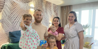 В день семьи, любви и верности сотрудники ТФОМС Пензенской области поддержали многодетные семьи ветеранов СВО - Пачелмский район