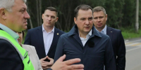 Александр Цыбульский оценил качество новой дороги в поселке Талаги - Пресс-центр Правительства