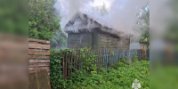 В Ярославле сгорел дом на улице Цветочной - ГТРК