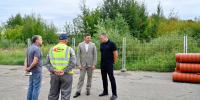 Евгений Первышов проверил строительство путепровода в Мичуринске - Национальные проекты