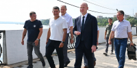 Роман Ефимов: Благоустройство набережной у акватории Ижевского пруда выходит на финальный этап - Глава и Правительство Удмуртской Республики