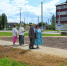 Депутаты осмотрели строящийся тротуар по ул. Ленина - Pesochnya40.Com