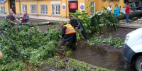 Дорогу со стороны Верхне-Волжской набережной привели в порядок после урагана - Нижегородская правда